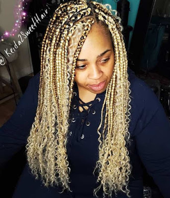 Messy goddess box braids hairstyles Beautiful messy goddess box braids hairstyles