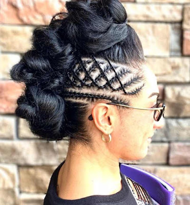 Mohawk Braid Hairstyles Braided Mohawk Hairstyles with Weave