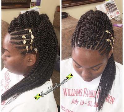 Mohawk Braid Hairstyles Braided Mohawk Hairstyles with Weave