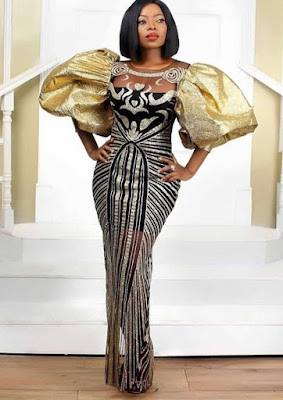 Champagne Gold Colour Lace Styles for Ladies