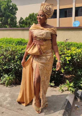 Champagne Gold Colour Lace Styles for Ladies