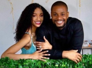 Alex Ekubo engages his girlfriend
