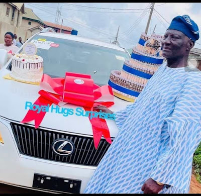 Bobrisky Bobrisky gifts dad car on his birthday