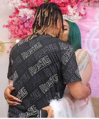 Uche Ogbodo and baby