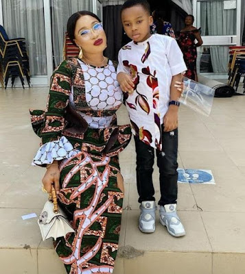 Tonto Dikeh and son Tonto Dikeh