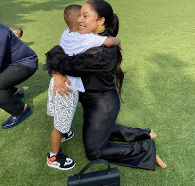 Tonto Dikeh Tonto Dikeh and son