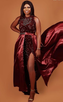 Latest Sequins Gown Styles in Nigeria