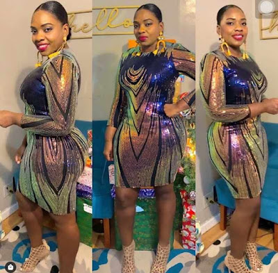 Latest Sequins Gown Styles in Nigeria