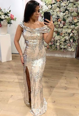 Latest Sequins Gown Styles in Nigeria