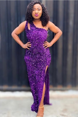 Latest Sequins Gown Styles in Nigeria