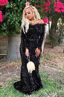 Latest Sequins Gown Styles in Nigeria