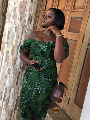 Latest Sequins Gown Styles in Nigeria