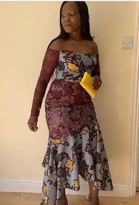 Ankara and lace styles Ankara and Lace Styles Combination