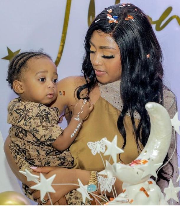 Regina Daniels and son Regina Daniels son birthday celebration