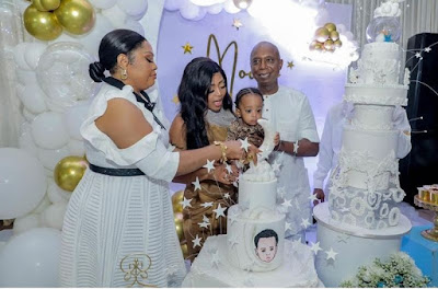 Regina Daniels and son Regina Daniels son birthday celebration