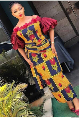 Ankara church outfit Latest Ankara Church Outfit