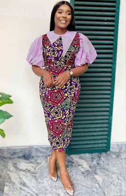 Ankara church outfit Latest Ankara Church Outfit