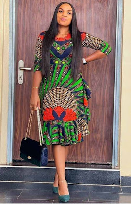 Ankara church outfit Latest Ankara Church Outfit