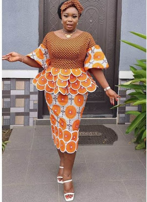 Ankara church outfit Latest Ankara Church Outfit