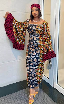 Ankara church outfit Latest Ankara Church Outfit