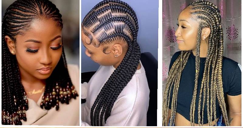 Cute braided hairstyles to rock this season : chunky braided with seashell
