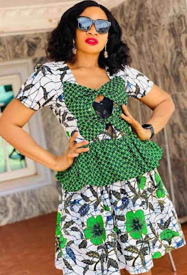 Latest Mix and Match Ankara Dresses