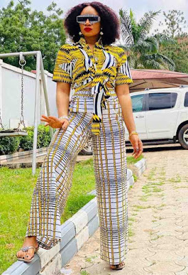 Latest Mix and Match Ankara Dresses