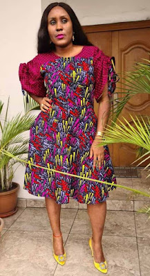 Latest Mix and Match Ankara Dresses