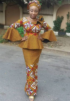Latest Mix and Match Ankara Dresses