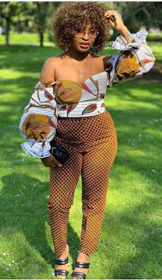 Latest Mix and Match Ankara Dresses