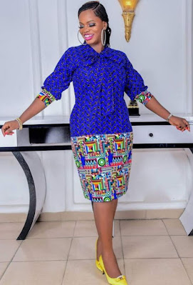 Latest Mix and Match Ankara Dresses