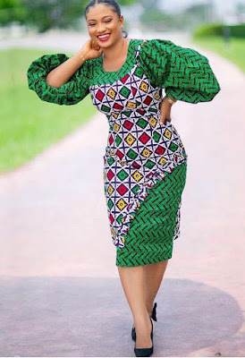 Latest Mix and Match Ankara Dresses
