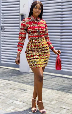 Latest Mix and Match Ankara Dresses