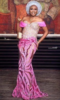 Wedding aso ebi styles with lace Nigerian Wedding Aso Ebi styles with lace