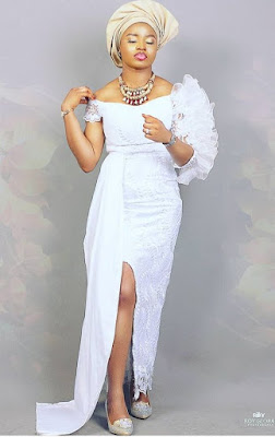 Wedding aso ebi styles with lace Nigerian Wedding Aso Ebi styles with lace