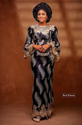 Wedding aso ebi styles with lace Nigerian Wedding Aso Ebi styles with lace