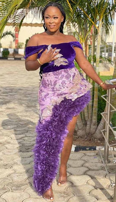 Wedding aso ebi styles with lace Nigerian Wedding Aso Ebi styles with lace