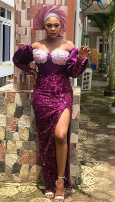Wedding aso ebi styles with lace Nigerian Wedding Aso Ebi styles with lace
