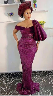 Wedding aso ebi styles with lace Nigerian Wedding Aso Ebi styles with lace