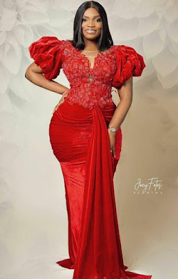 Wedding aso ebi styles with lace Nigerian Wedding Aso Ebi styles with lace