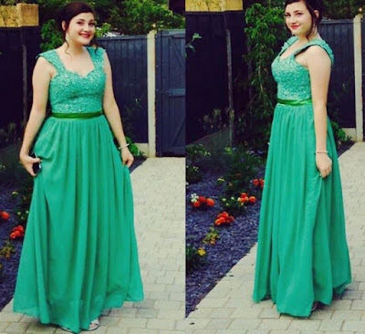 Latest Chiffon Gown Styles for Ladies