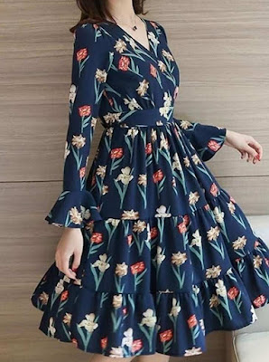 Latest Chiffon Gown Styles for Ladies