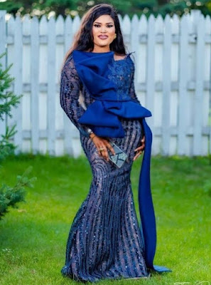 Royal blue lace styles for wedding