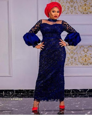 Royal blue lace styles for wedding