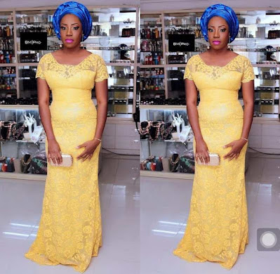Yellow lace styles Yellow Lace Styles For Asoebi