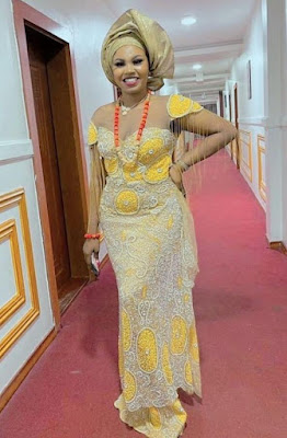 Yellow lace styles Yellow Lace Styles For Asoebi