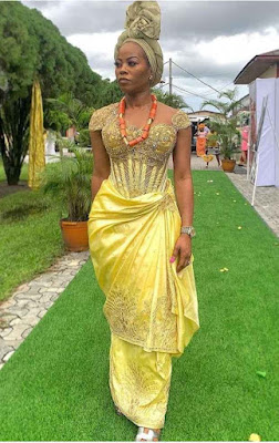 Yellow lace styles Yellow Lace Styles For Asoebi