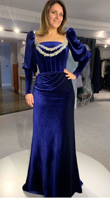 Velvet material styles Latest Velvet Material Styles for Ladies