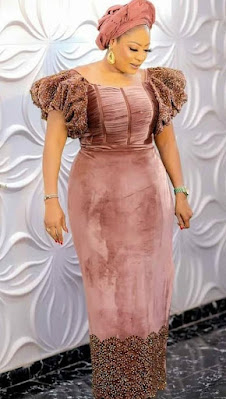 Velvet material styles Latest Velvet Material Styles for Ladies