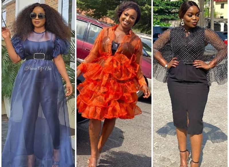 organza styles organza top and gown styles